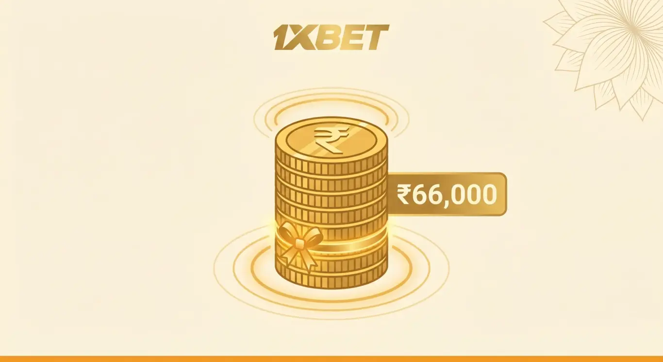 1xBet welcome bonus India 2026